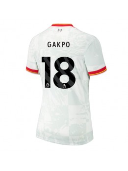 Liverpool Cody Gakpo #18 Ausweichtrikot für Frauen 2024-25 Kurzarm